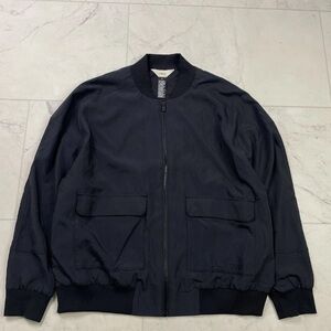 Vuori Halo Basin Bomber Jacket Black Full Zip Womens XL $198